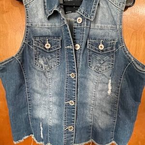 Denim vest